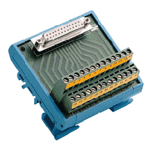 DB25 DIN-rail Wiring Board