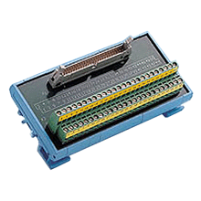 50-pin DIN-rail Flat Cable Wiring Board