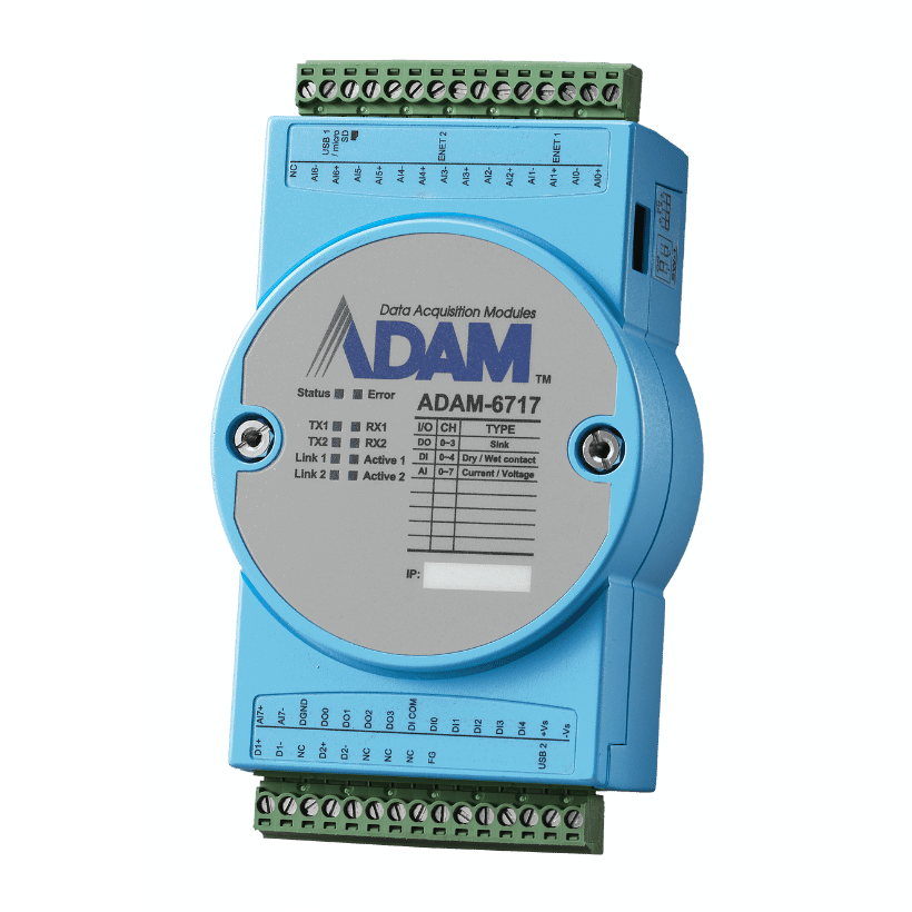 8AI/5DI/4DO Intelligent I/O Gateway