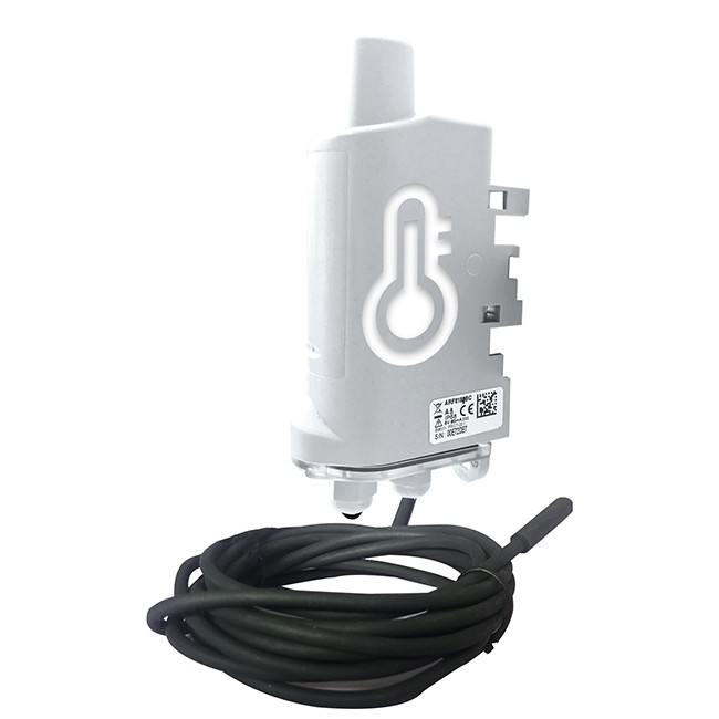 TEMP v4 IP68 - LoRaWAN EU863-870 / 1 Internal Probe + 1 External Probe
Replaceable battery