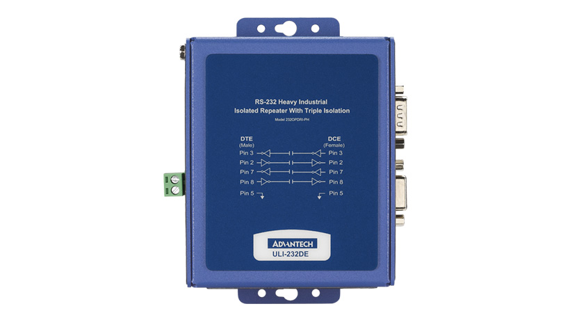 ULI-232DE - RS-232 (DB9 Male / Female) Isolated Repeater