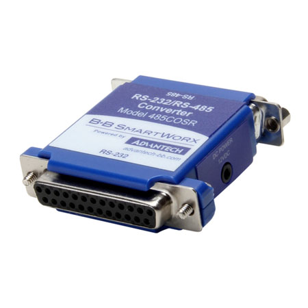 Serial Converter, RS-233 DB25 F to RS-485 DB25 M