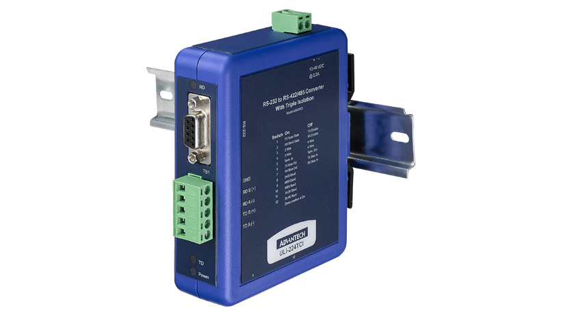 ULI-224TCI - 3-Way Isolated. RS-232 to RS-422/485 Converter, Industrial, C1D2