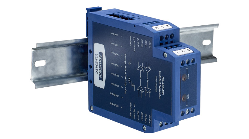 ULI-234TC - RS-422/485 Repeater / Isolator, Industrial, Terminal Blocks