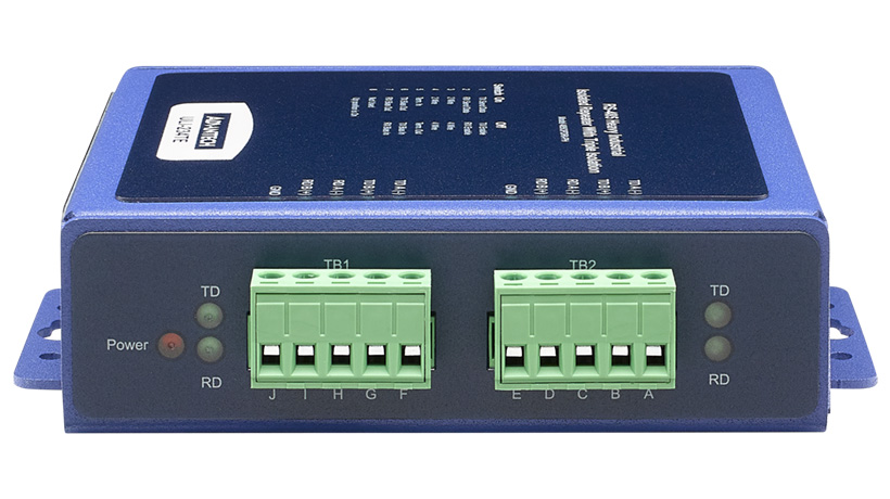 ULI-234TE - Serial Repeater, RS-422/485 TB, Isolated, Ind. Panel, C1D2