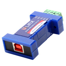 ULI-361TK USB to 1 x Lck RS-485 2W TB CNV