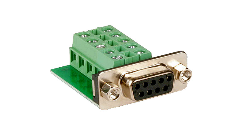 Serial Port Adapter, DB9 F to TB