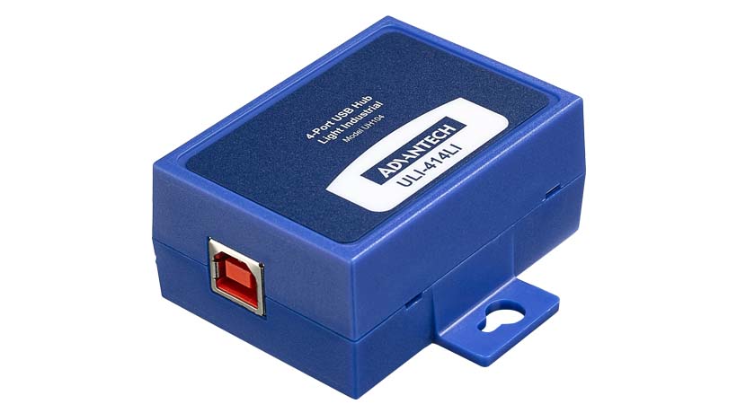 ULI-414LI - Industrial USB 2.0 Hub, 4-Ports, High Retention Connectors
