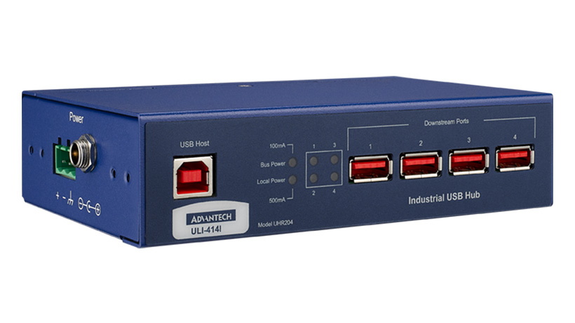 ULI-414I USB 2.0 Hub, 4 Port, Industrial