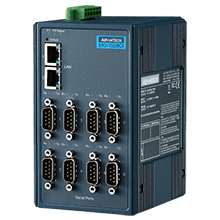 8-port RS-422/485 Serial Device Server - Isolation, Wide Temperature