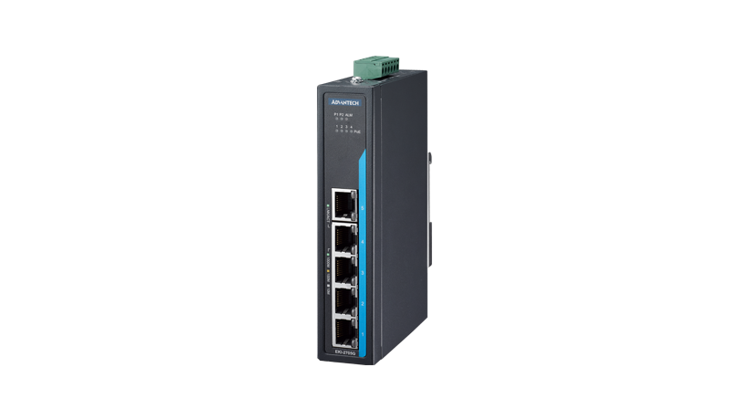 5GE Unmanaged Ind. PoE Switch W/T