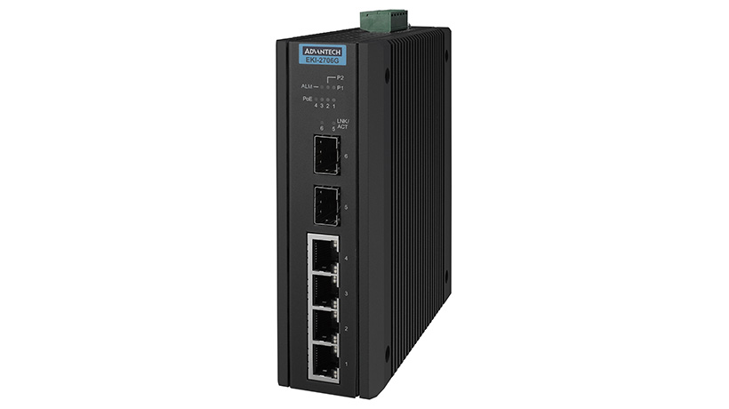 4GE PoE + 2G SFP Ind. Unmnaged Switch