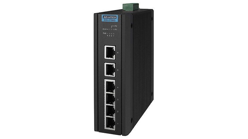 4GE PoE + 2GE Ind. Unmnaged Switch