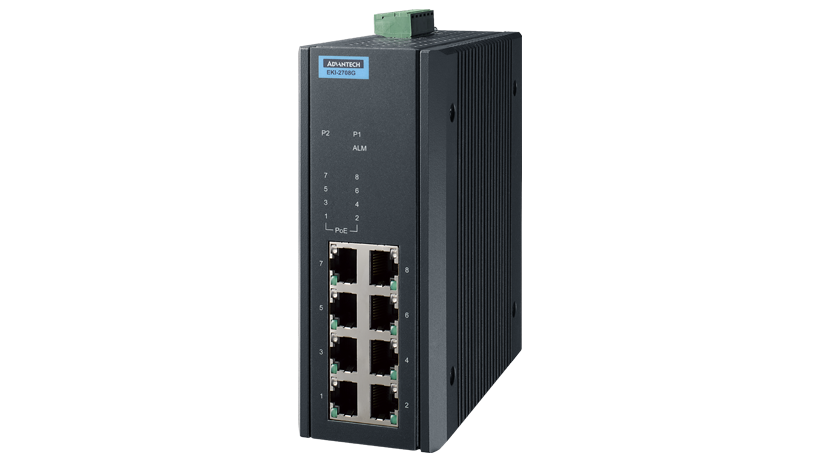 8GE PoE Ind. Unmanaged Switch
