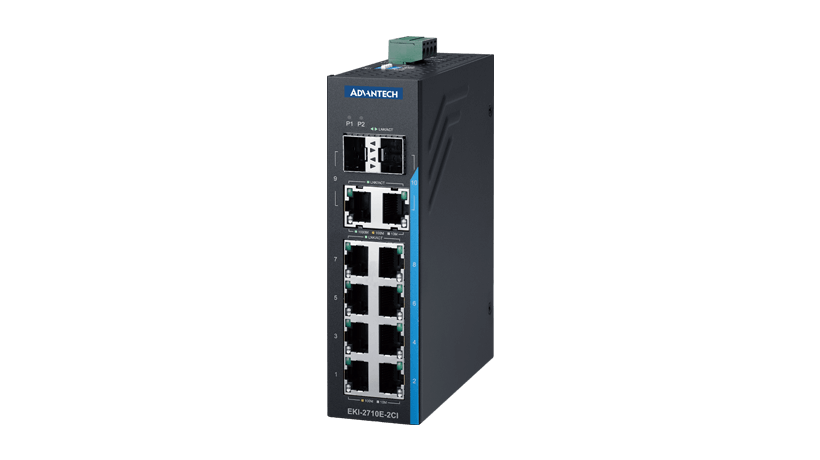 8FE+ 2Combo Industrial Unmanaged Switch