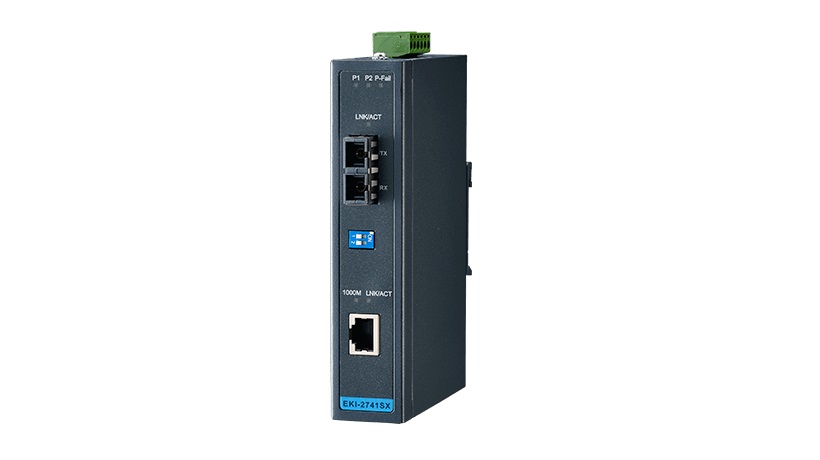 Hardened Media Converter, 1000Mbps, Multimode 850nm, SC