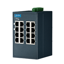 16 10/100Mbps Lite Managed Ethernet Switch support Modbus/TCP, -40~75℃