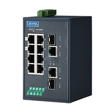 8FE+2G Ind. Switch with PROFINET, W/T.