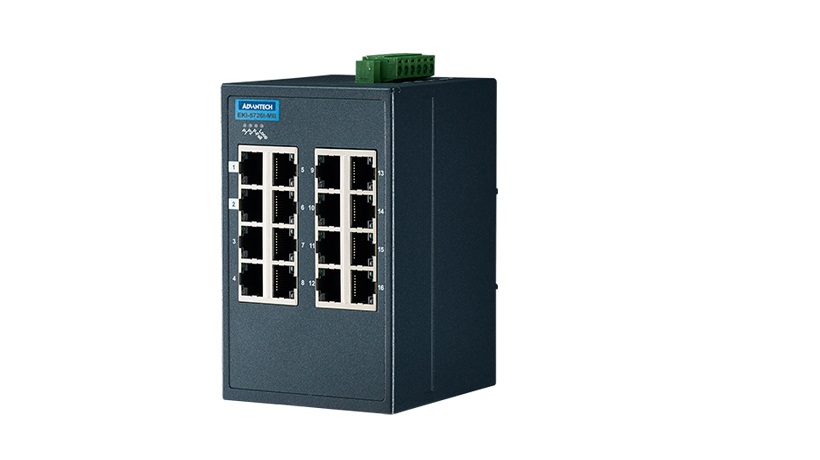 16GE Ind. Switch with Modbus TCP/IP, W/T.