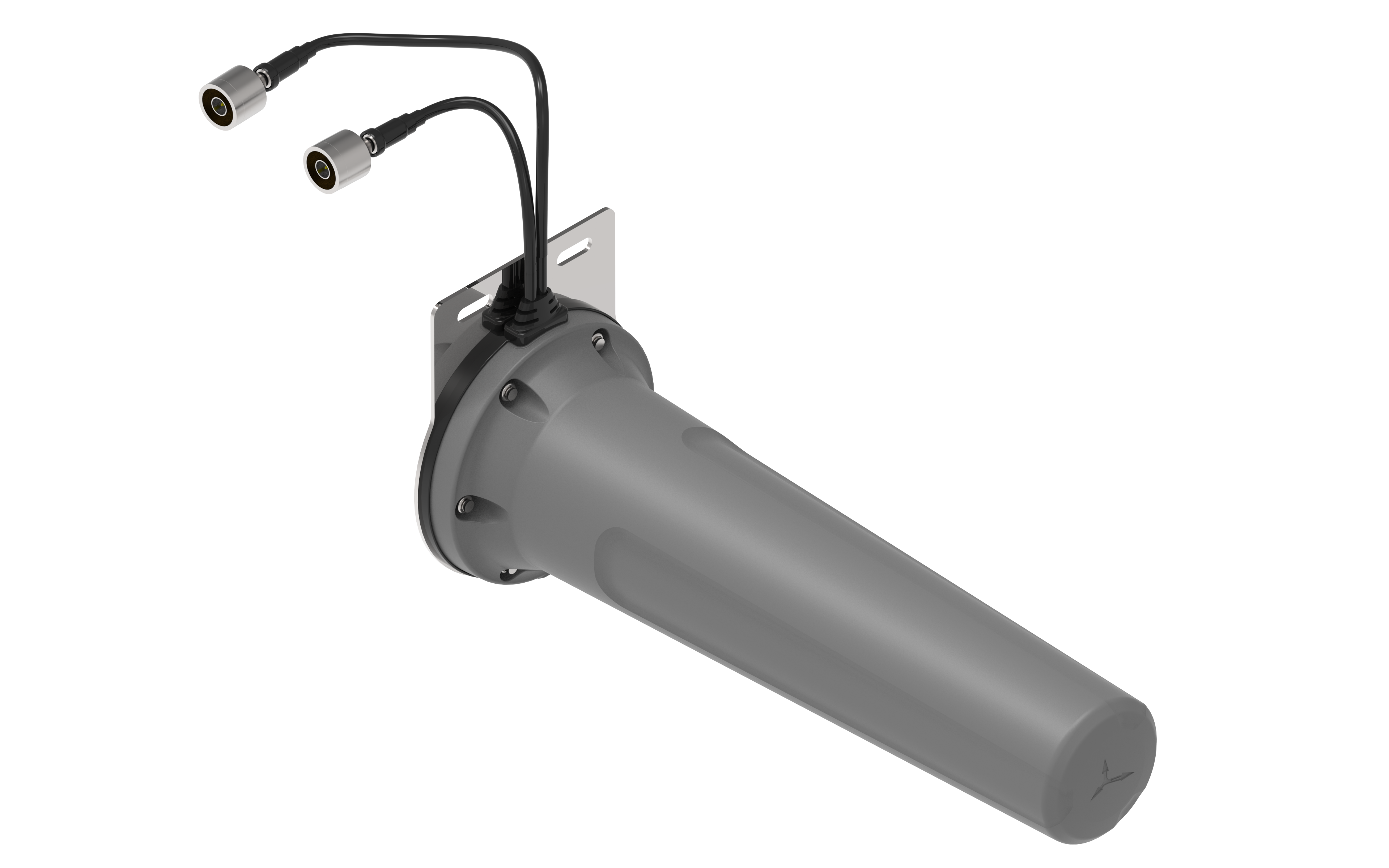 HELI-13-V3-L Tunnel Antenna - Circular Polarized, 2400 & 5000-6000 MHz, Max Gain: 13 dBi (Left)