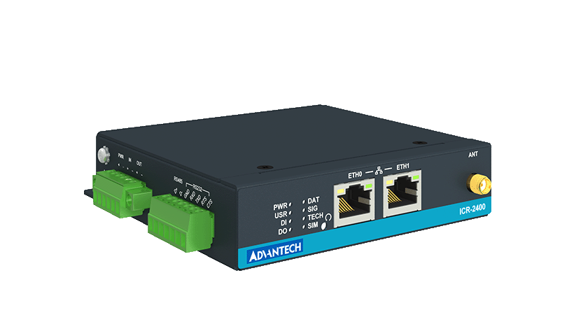 ICR-2400, EMEA, 2× Ethernet , 1× RS232, 1× RS485, Metal, Without Accessories