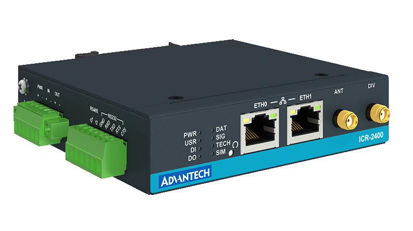 ICR-2400, Germany, Austria, 2× Ethernet , 1× RS232, 1× RS485, Metal, Without Accessories