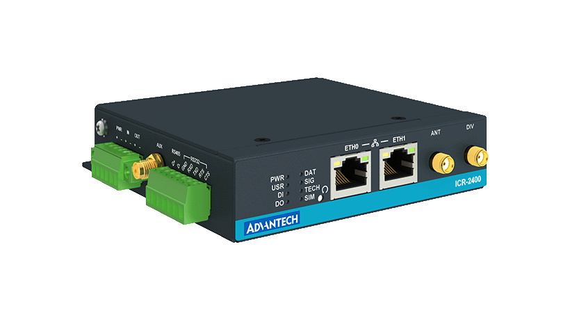 RedCap 5G Cellular Router with 2× ETH, 1× RS232, 1× RS485, GNSS, No ACC