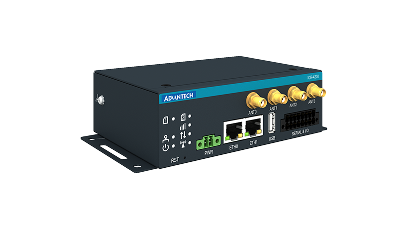 ICR-4200, EMEA, 2× ETH, 2× RS232/RS485, USB, SD, Without Accessories