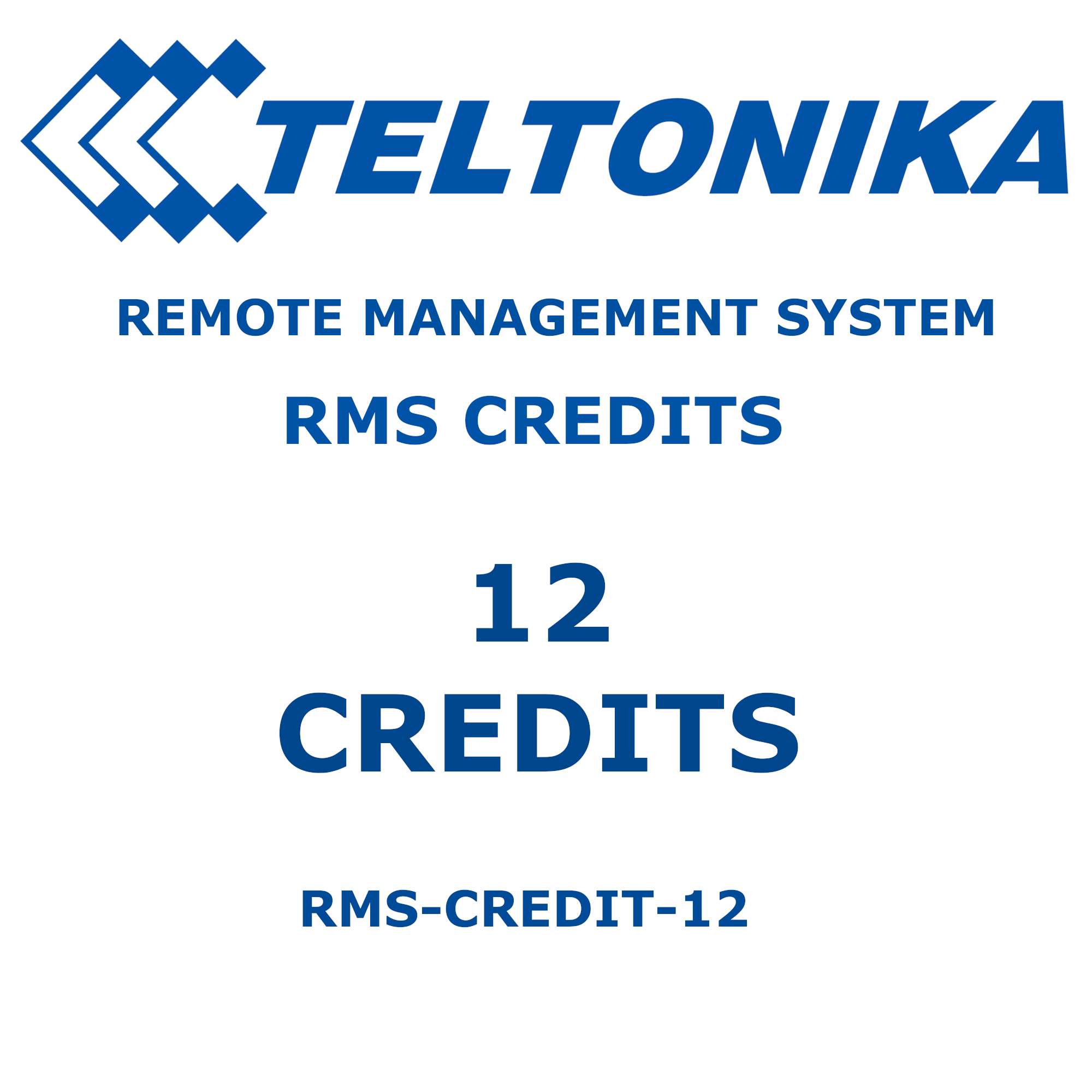 Teltonika RMS credits - 12 Credits