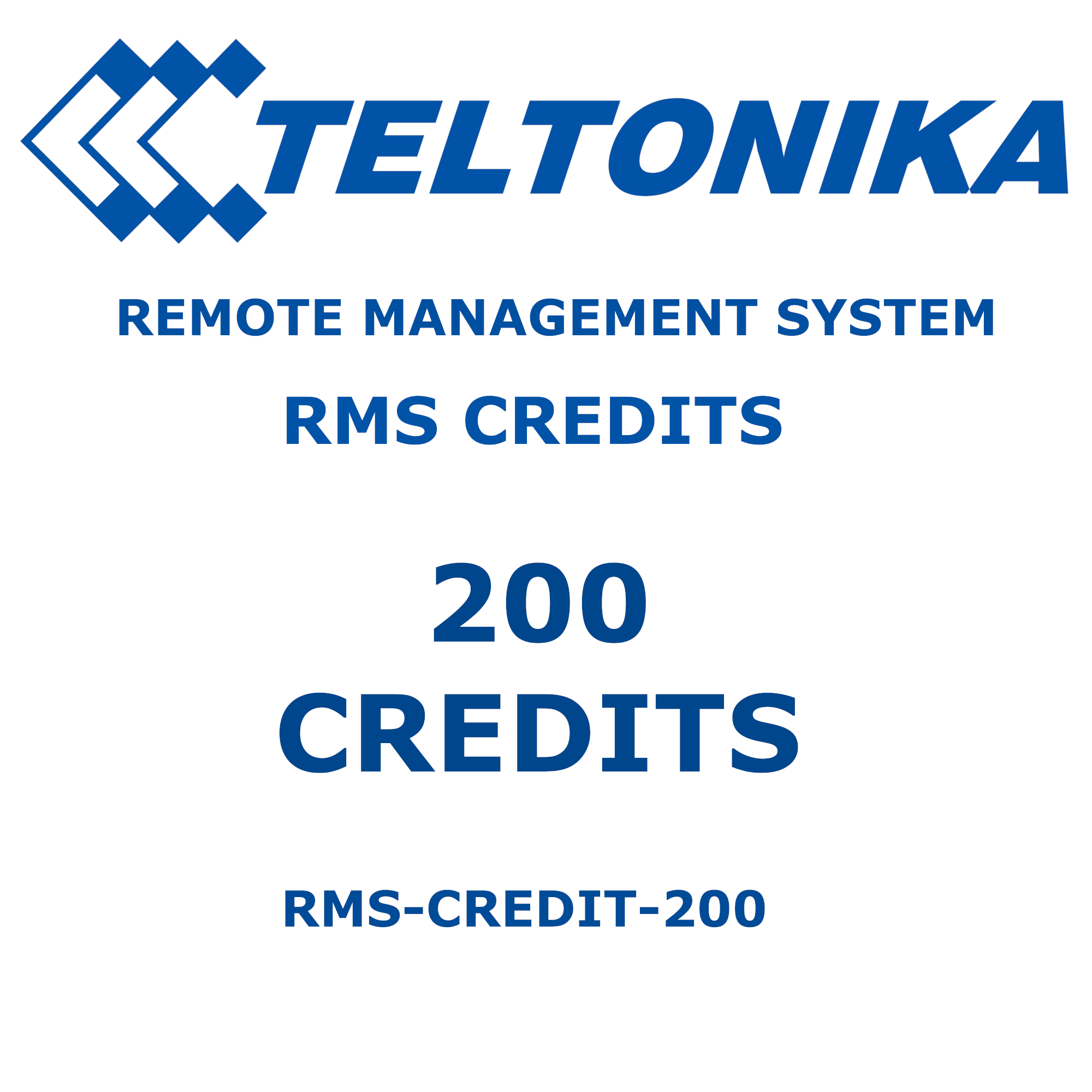 Teltonika RMS credits - 200 Credits