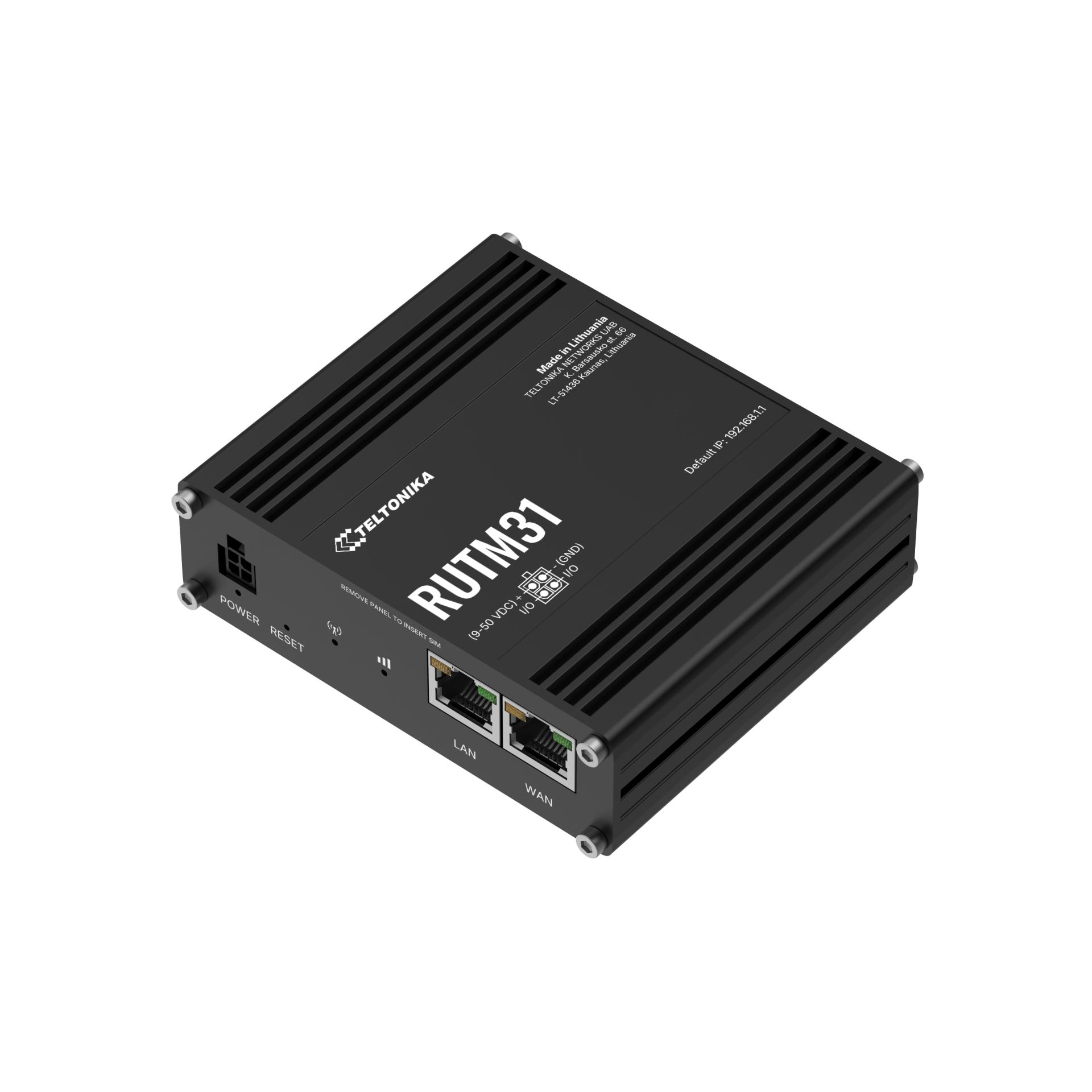 RUTM31 - 5G ROUTER WITH DUAL SIM, 4G CAT12 & FAILOVER (SA/NSA)