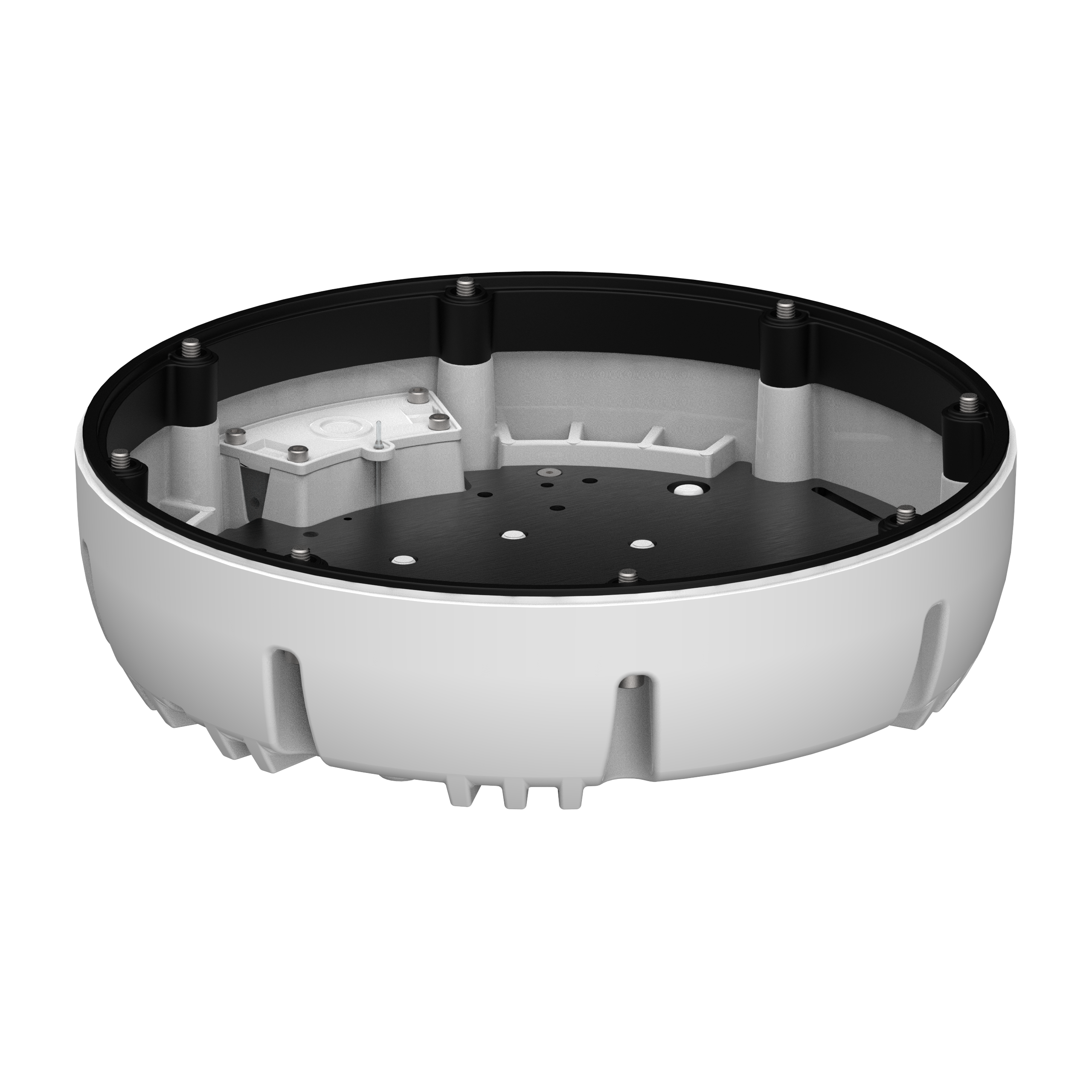 SWIRL-BS-1 Antenna Router Compartment - Color: Brilliant White