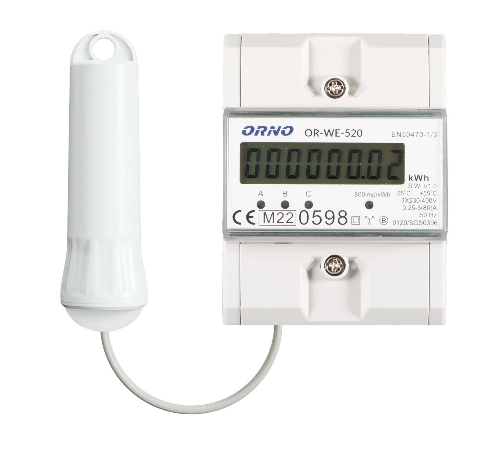 Aranet Energy meter kit: 230 VAC three-phase, EU868 (Pulse Counter)