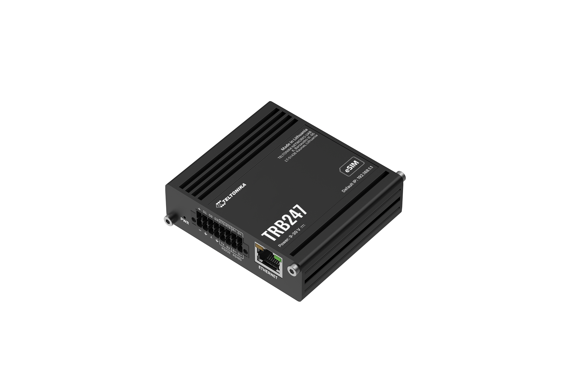TRB247 - LTE CAT 1 BIS IOT GATEWAY, DUAL SIM, INDUSTRIAL I/O