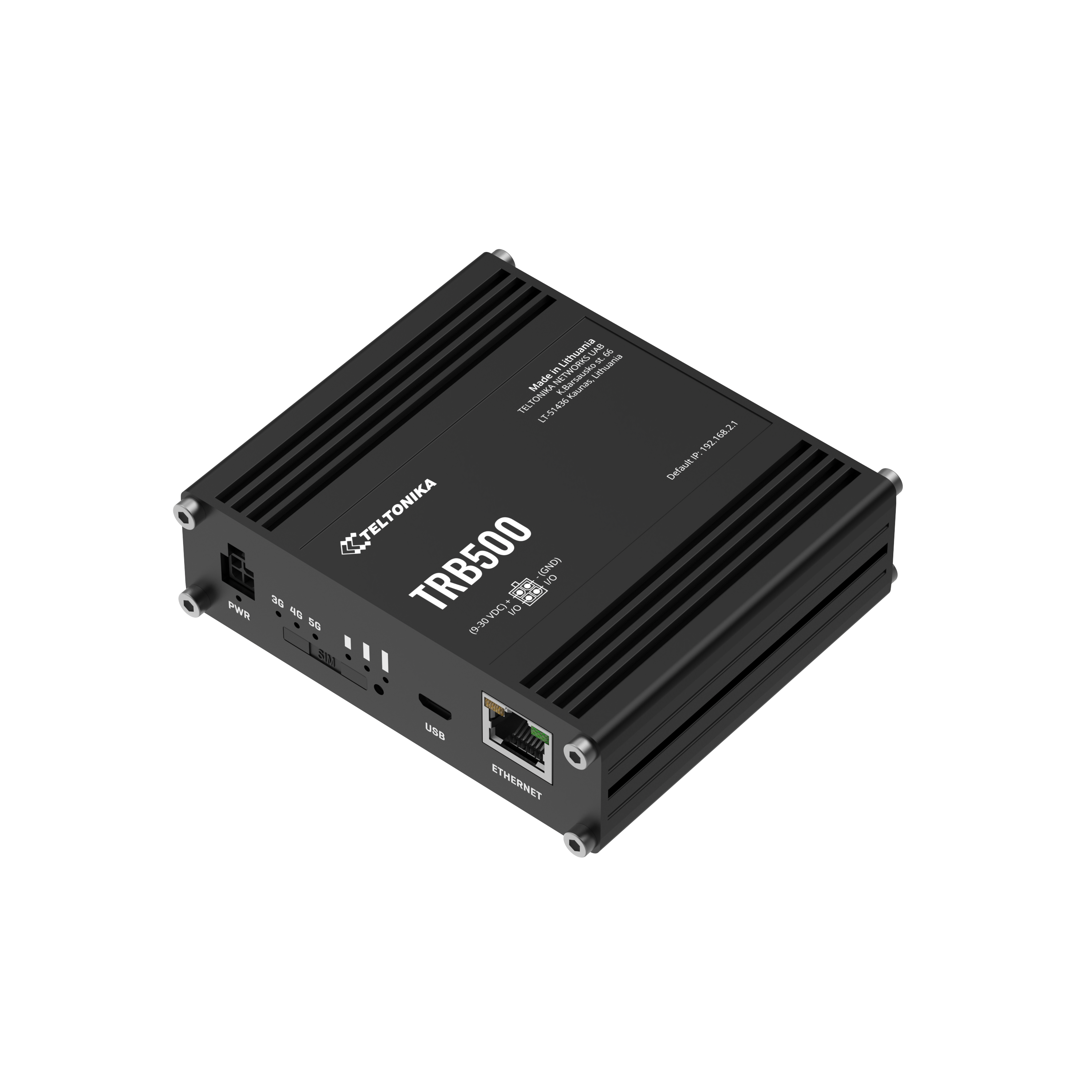 Industrial 5G Gateway. 5G, 4G (LTE CAT 20) and 3G