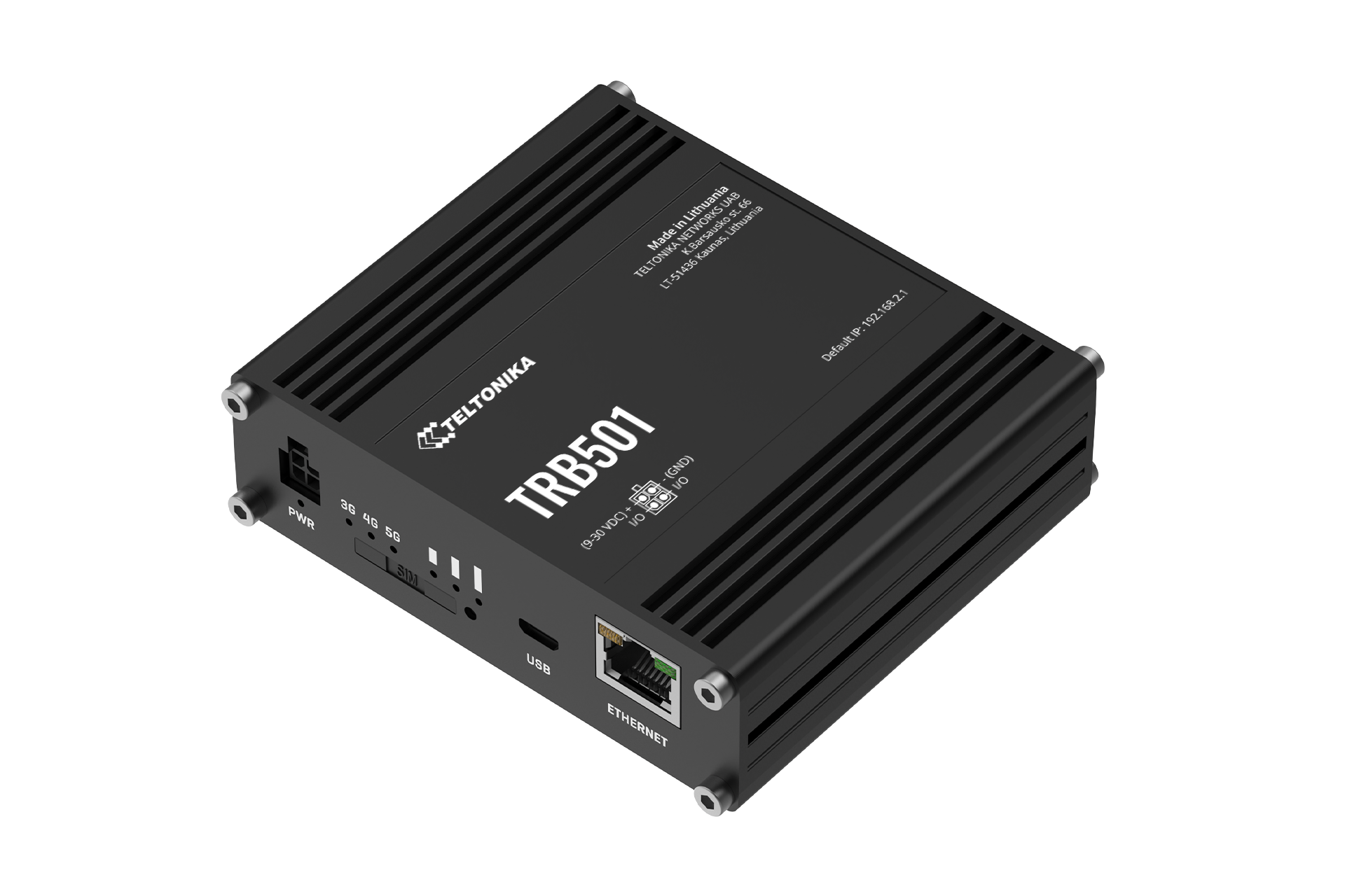 TRB501 - INDUSTRIAL 5G GATEWAY 2.5GBE, IIOT PROTOCOL SUPPORT